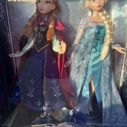 Limited Edition Anna and Elsa Dolls