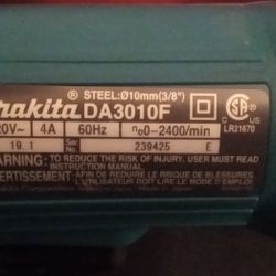 Makita angle drill corded never used 