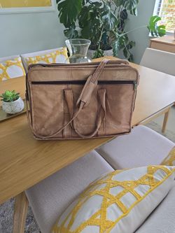 Jourdan Leather Bookbag/briefcase