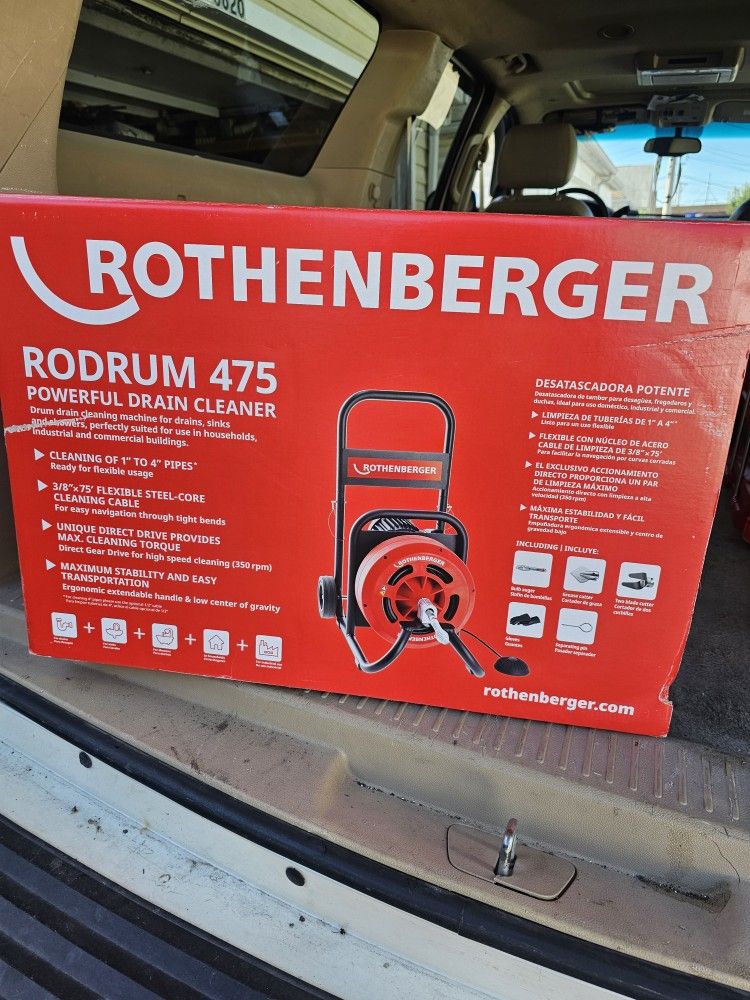 Rothenberger Rodrum 475 Drain Cleaner