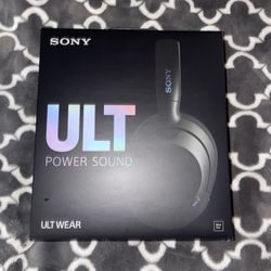 Sony ULT WEAR Noise Canceling Bluetooth Headphones With Alexa Built-in Massive Bass (NEW)