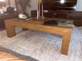 New In-Box Solid Wood Rectangular Coffee Table