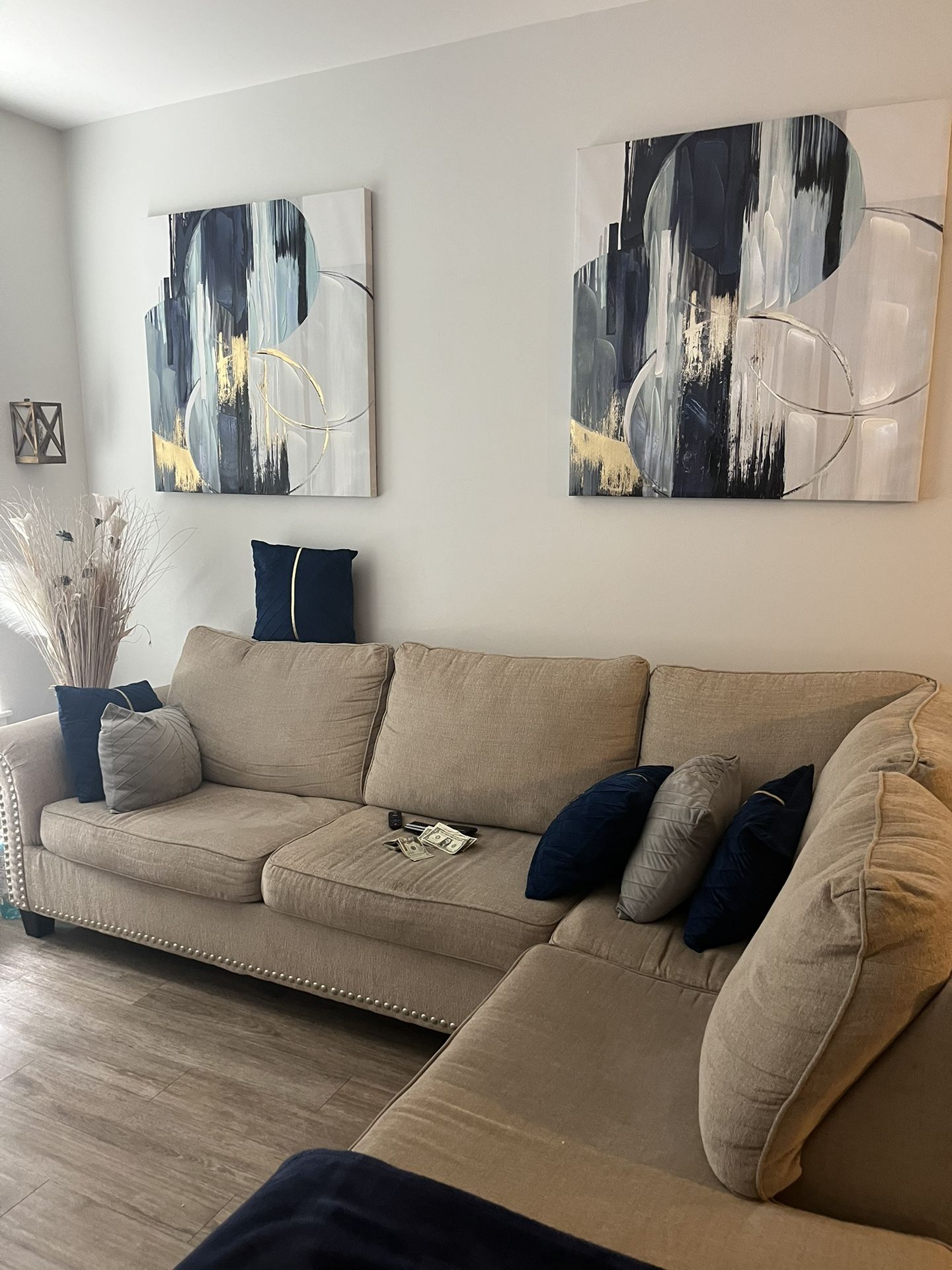 L Shape Sofa From Ashley Furniture Use Like New