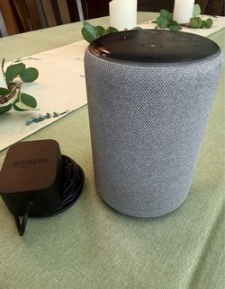 Amazon Echo (3rd Gen) Smart Speaker with Alexa — Heather Gray