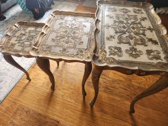 Nesting Tables - Side Table - Made In ITALY.