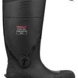 Tingley Pilot G2 31261 Safety Toe Knee Boot, Mens 9 / Womens 11, Black