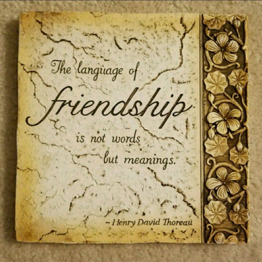 Friendship Plaque