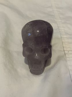 Amethyst Crystal Skull