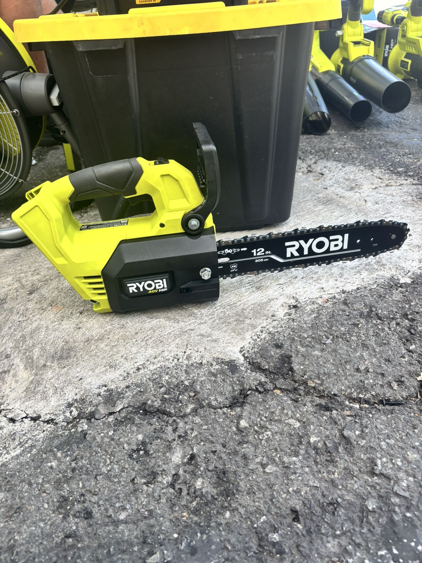 Ryobi 40V Brushless 12” Top Handle Chainsaw Kit