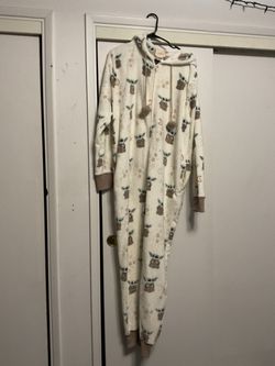 Halloween Star Wars Grogu Fleece Hooded Onesie Pajamas