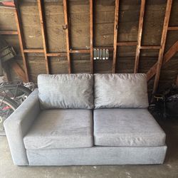 Modern Gray Loveseat / Couch Section – Great Condition!