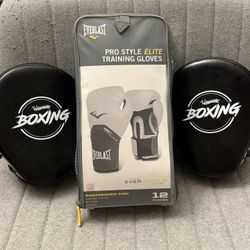 Boxing Gloves and pads