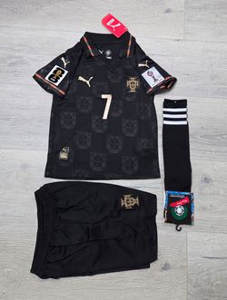 KIDS PORTUGAL RONALDO WORLD CUP SOCCER JERSEY