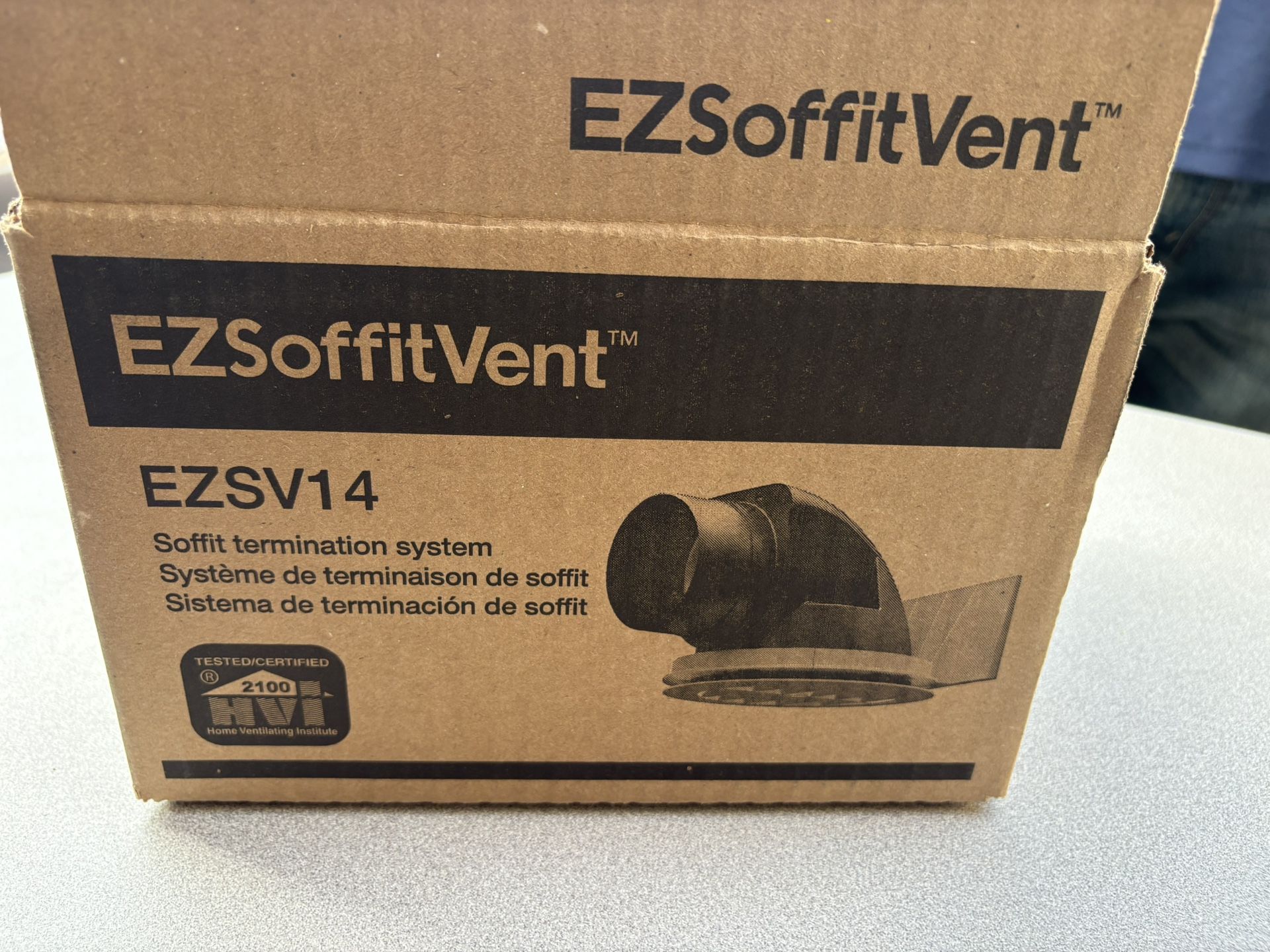 EZSoffitVent - Soffit Vent - Soffit Termination System for Ventilation Exhaust Fans. New