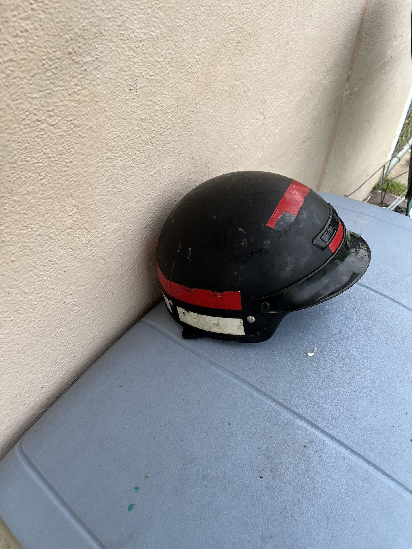 Motorcycle Helmet And Seat