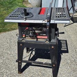 Craftsman 10 inch table saw