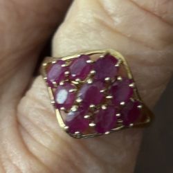 Ruby Ring 10k Gold 