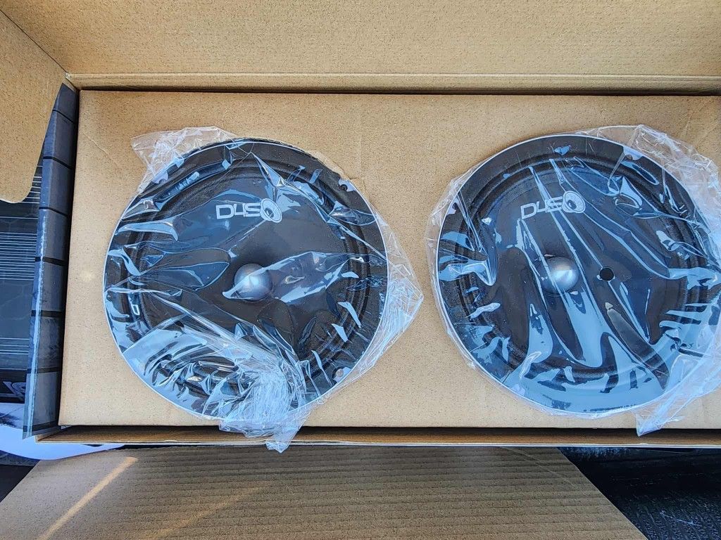 Down4Sound 8" Midbass Speakers, New In Box