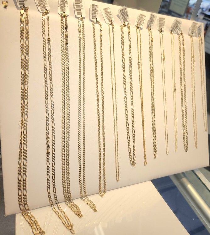 14k 10kt Gold Chains Necklaces