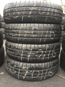 205/70/16 Goodyear eagle set of used tires in great condition 65% tread 175$ for 4 . Installation balance and alignment available. Road force balanc