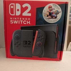 Nintendo Switch 2 Console Mario Kart World Bundle