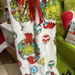 Grinch Christmas Blanket