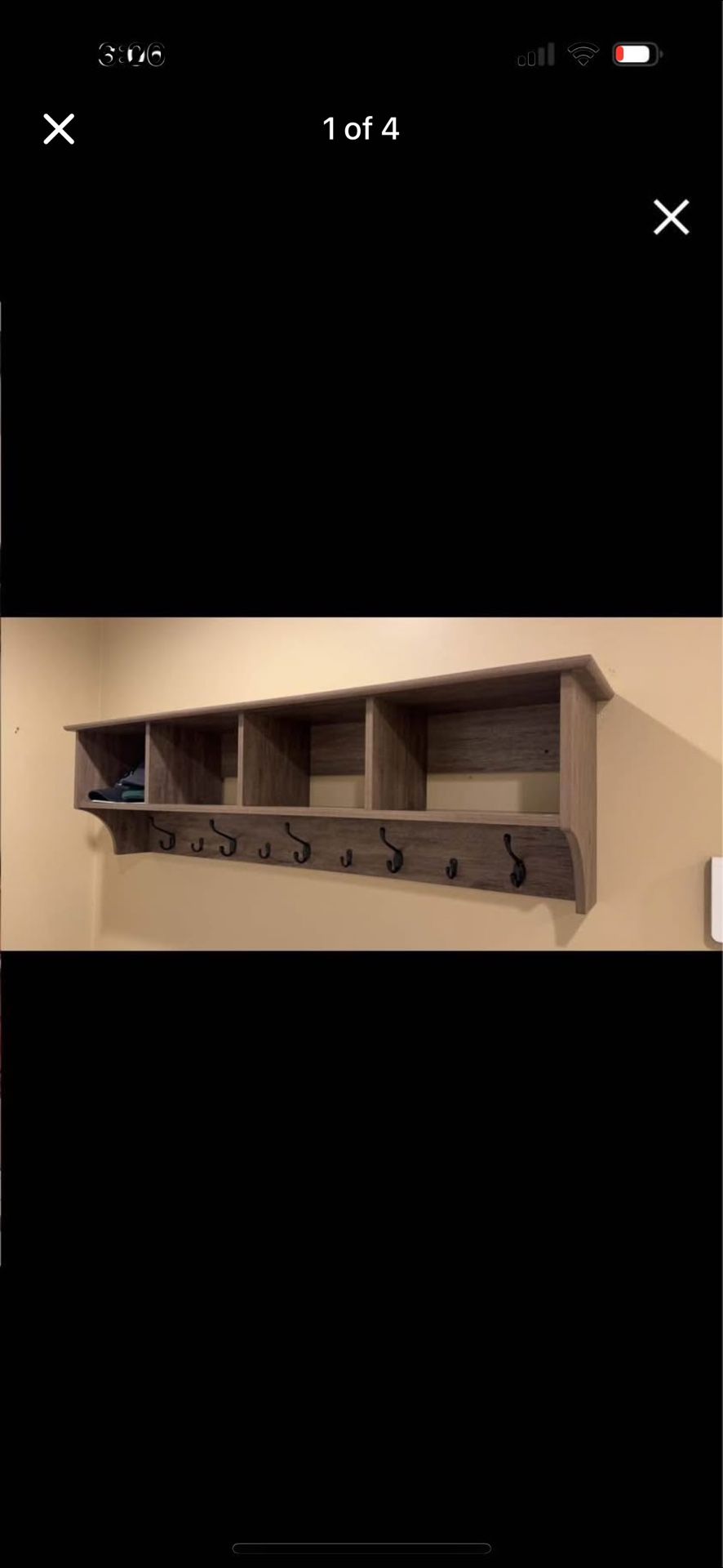 Wall Mounted Coat Rack 