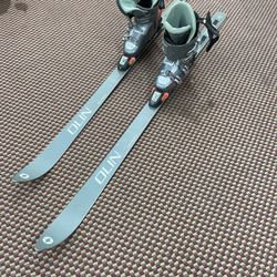 Olin Skis 770 Series Downhill Skiing Equipment With Shoes