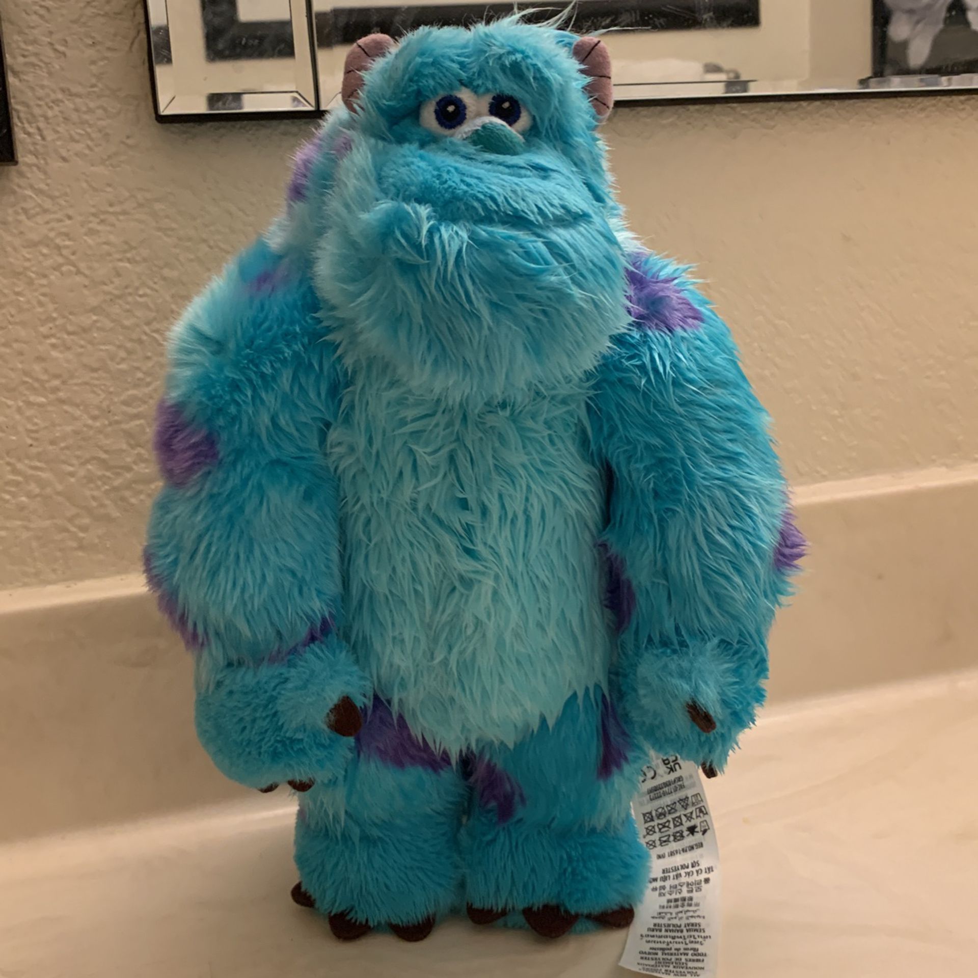 SOLD Disney Sully Monster Inc 11” tall X 8” wide Plush 