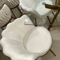 Gorgeous Shell Dining Chairs, $50 each
