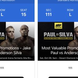 Jake Paul vs Anderson Silva