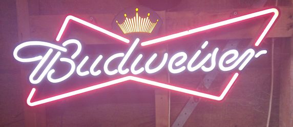 Budweiser Neon Bar Sign