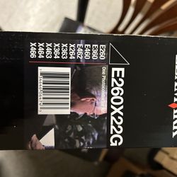 Brand New Lexmark High Yield Black Laser Drum Cartridge E260X22G