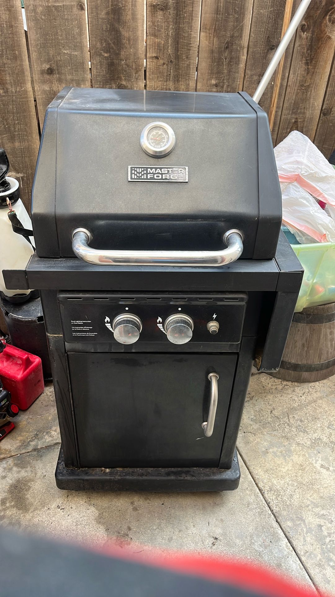 BBQ Grill Gas Tank Included 2 Burner