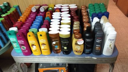 Shampoos and conditioners 2 to $3 per bottle