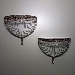 Birdcage Shelves - Vintage Style Iron