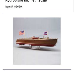 1941 Chris-craft 16’ Hydroplane Model Boat
