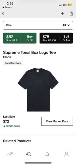 Supreme Box Logo Tonal