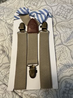 Oshkosh B gosh Baby Suspenders And Tie 