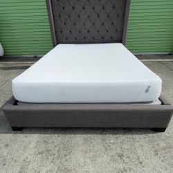 Upholstered Queen bed 