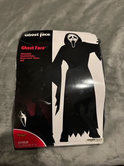 Ghost face kids costume