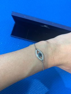 Swarovski evil eye bracelet