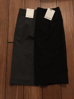 2 Calvin Klein skirts blk/grey NWT Size 2