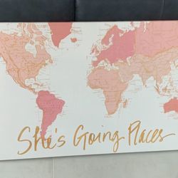 MAP She’s going places CANVAS  