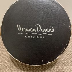 Vintage Norman Durand Hat Box And Mink Hat