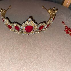 Tiara And Earrings 