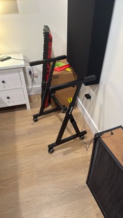 Donner Z-Style Keyboard Stand - Adjustable Height - Heavy Duty with Casters