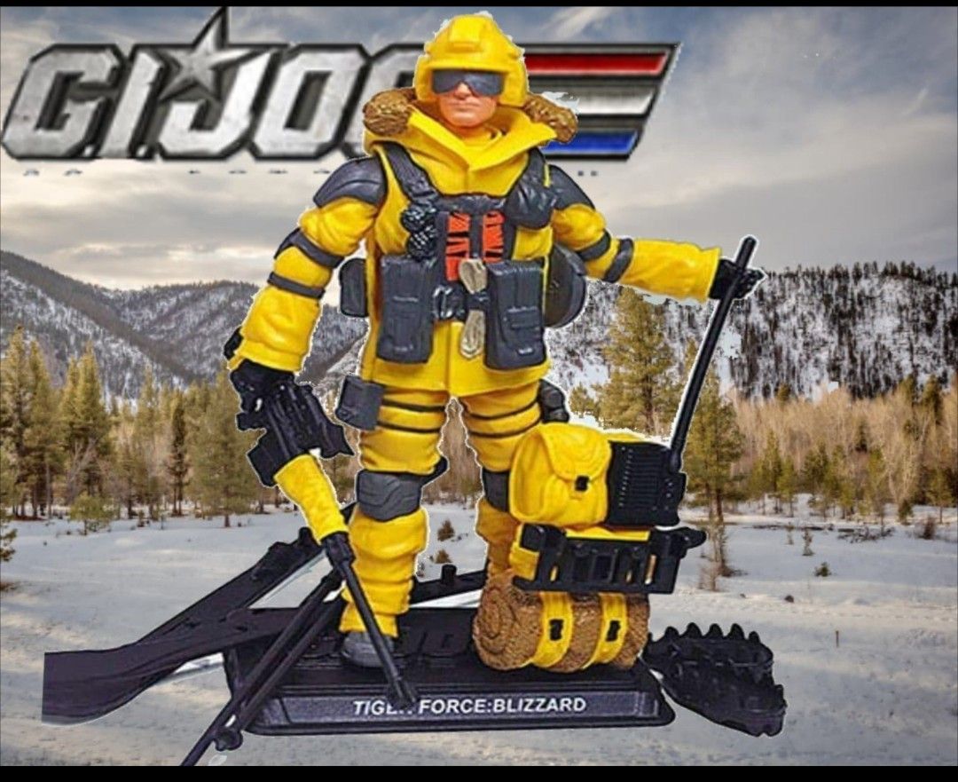 G.I. Joe Tiger Force Blizzard 4" Action Figure Club Exclusive Mint On Card Brand New