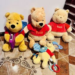 Vintage Disney Winnie The Pooh Plush Toy 