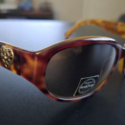 Solvari Woman's Rx'able Sunglasses, Bordeaux Tortoise